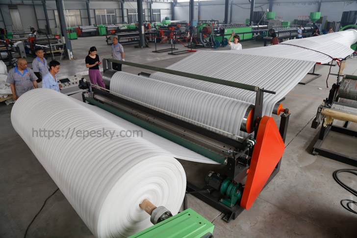 Maintenance of the epe foam production line Maintenance of the epe foam production line