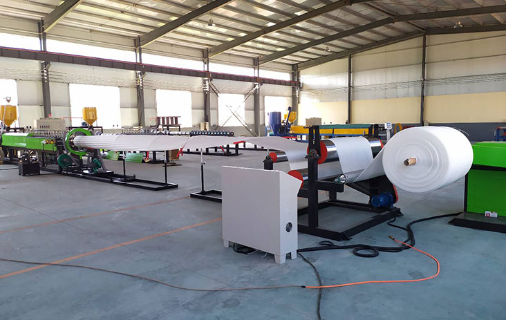 PE foam extruder machine PE foam extruder machine